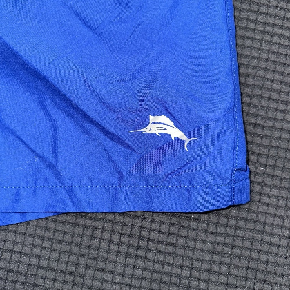 Tommy Bahama Blue Swim Trunks Mens Medium Mesh Lined Beach Shorts - Picture 3 of 6